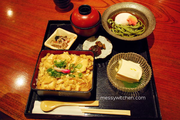 Oboro Tofu Set Menu おぼろ豆腐 御膳 @ Yoshiya Oku No Niwa 良彌 奥の庭, Kyoto